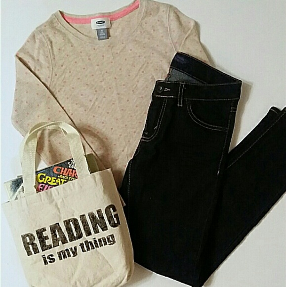 Old Navy Other - Old Navy thermal top & Levi's skinny jeans